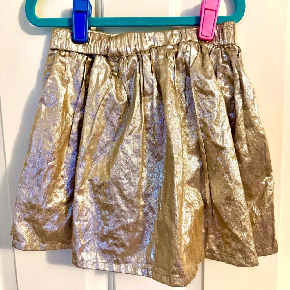 Mini Boden Sz 5-6Y Gold Party Skirt - Picture 6 of 7